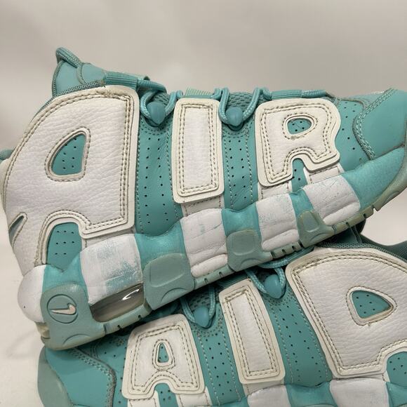 Nike Air More Uptempo GS “Island Green White” - Picture 9 of 10